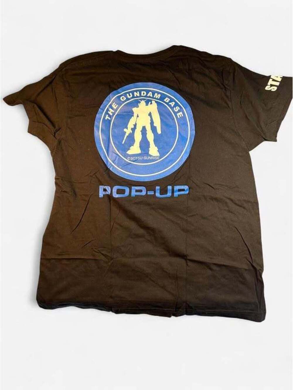 HTF Rare The Gundam Base Pop Up Tour Staff T-Shirt Size L Exclusive